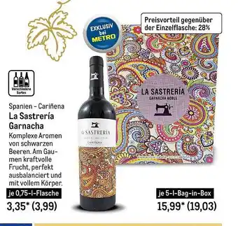 METRO La sastreria garnacha Angebot