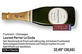 METRO Laurent perrier la cuvée Angebot