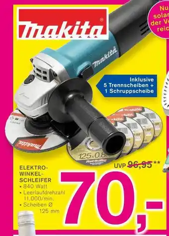 KODi Makita elektrowinkelschleifer Angebot