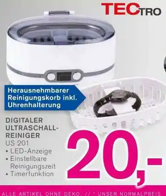 KODi Tectro digitaler ultraschall-reiniger us201 Angebot