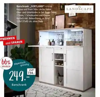 Zurbrüggen Landscape barschrank sortland Angebot