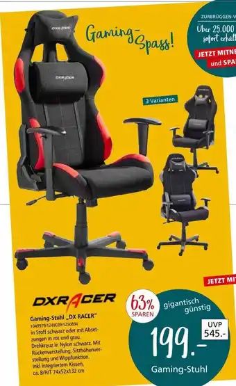 Zurbrüggen Dxracer gaming-stuhl Angebot