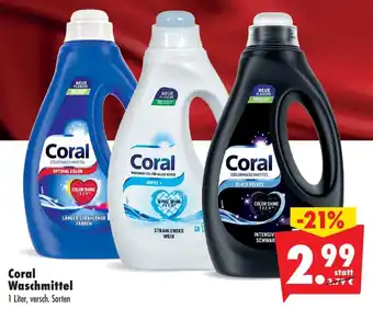 Mäc Geiz Coral Waschmittel 1 Liter Angebot