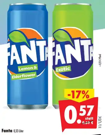 Mäc Geiz Fanta 0,33 Liter Angebot