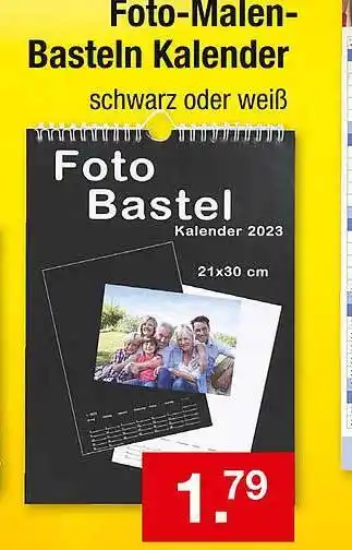 Zimmermann Foto-malen-basteln kalender Angebot