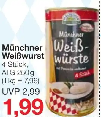 Jawoll Münchner Weißwurst Angebot