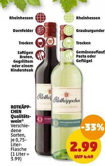 PENNY Rotkäppchen qualitätswein Angebot