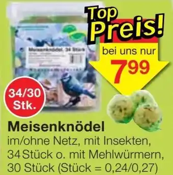 Jawoll Meisenknödel 34/30 Stk. Angebot