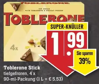 Edeka Neukauf Toblerone Stick 4x90 ml Packung Angebot