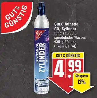 Edeka Neukauf Gut & Günstig CO2 Zylinder 425 g Füllung Angebot