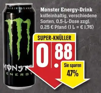 Edeka Neukauf Monster Energy Drink 0,5 L Dose Angebot