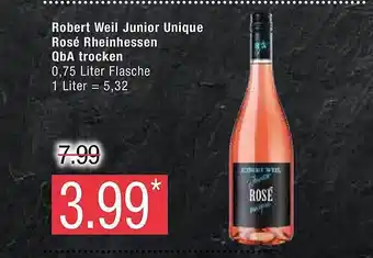 Marktkauf Robert weil junior unique rosé rheinhessen qba trocken Angebot