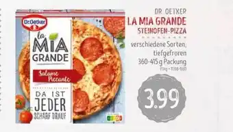 Edeka Struve Dr oetker la mia grande steinofen-pizzaz Angebot