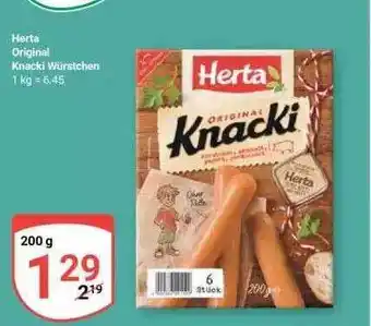 Globus Herta original knacki würstchen Angebot