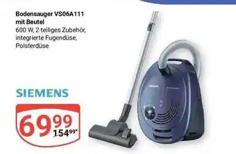 Globus Bodensauger vs06a111 mit beutel siemens Angebot