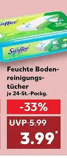 Kaufland Swiffer feuchte boden-reinigungstücher Angebot