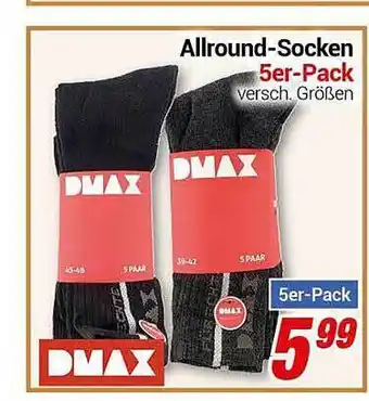 CENTERSHOP Allround socken 5er pack Angebot