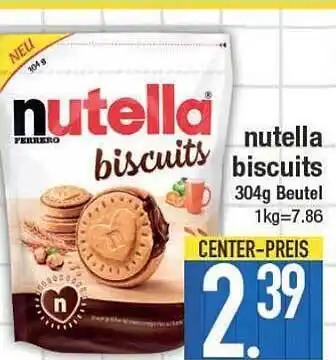 E-Center Nutella biscuits Angebot