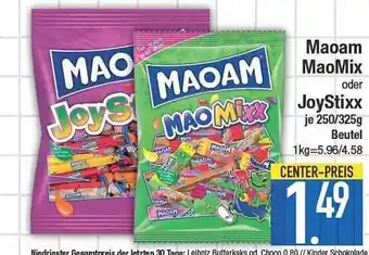 E-Center Maoam maomix oder joystixx Angebot