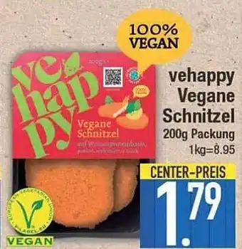 E-Center Vehappy vegane schnitzel Angebot