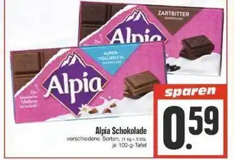 Edeka Alpia schokolade Angebot