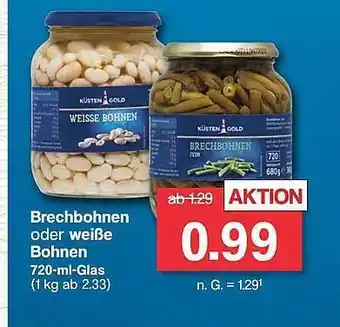 Famila Nord West Brechbohnen oder weiße bohnen Angebot