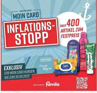 Famila Nord West Moin card Angebot