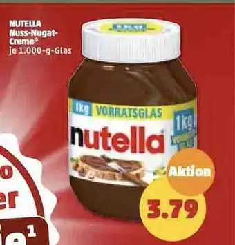 PENNY Nutella nuss-nougat-creme Angebot