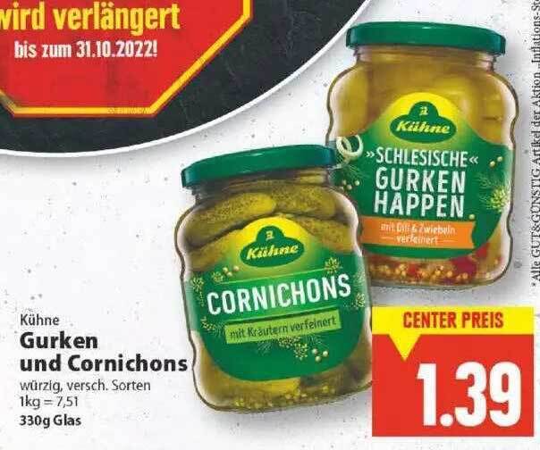 Kühne gurken und cornichons Angebot bei ECenter