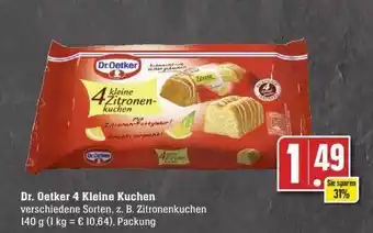 Edeka Dr. oetker 4 kleine kuchen Angebot