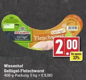 Edeka Wiesenhof geflügel-fleischwurst Angebot