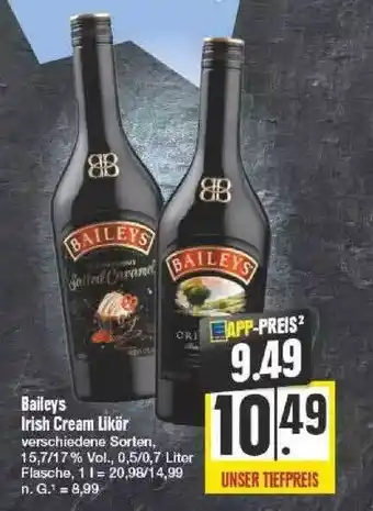 Edeka Baileys irish cream likör Angebot