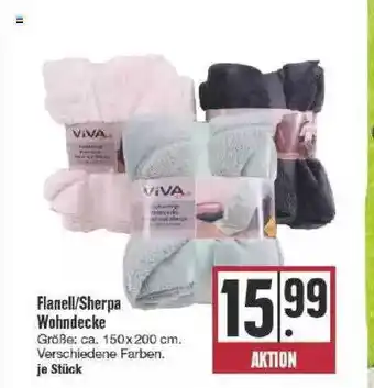 Edeka Flanell-sherpa wohndecke Angebot