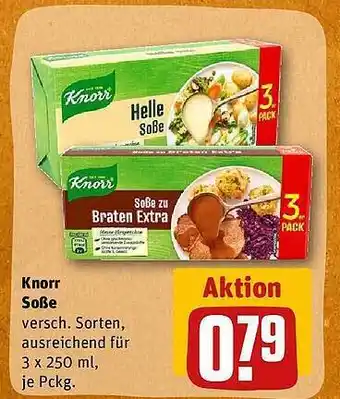 REWE Knorr soße Angebot