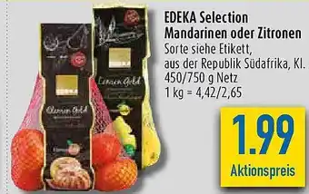 diska Edela selection mandarinen oder zitronen Angebot