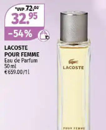 Müller Lacoste Pour Femme Eau de Parfum 50ml Angebot