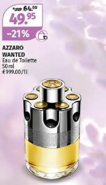 Müller Azzaro Wanted Eau de Toilette 50ml Angebot