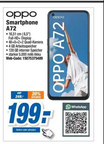 Expert Oppo Smartphone A72 Angebot