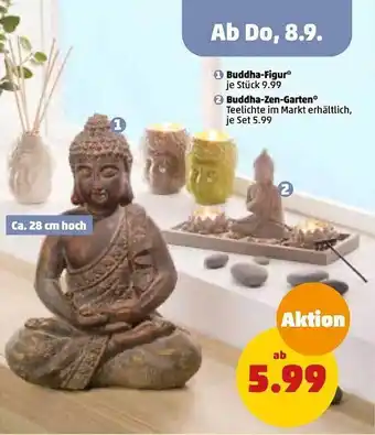 PENNY Buddha-figur oder buddha-zen-garten Angebot