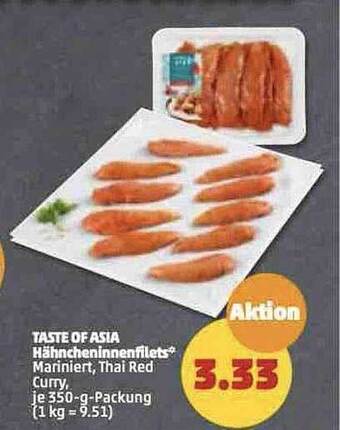 PENNY Taste of asia hähncheninnenfilets Angebot