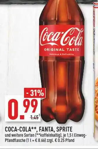 Marktkauf Coca-cola, fanta, sprite Angebot