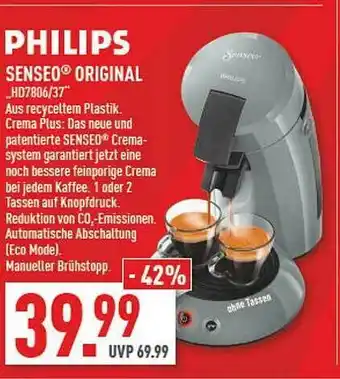 Marktkauf Philips senseo original Angebot