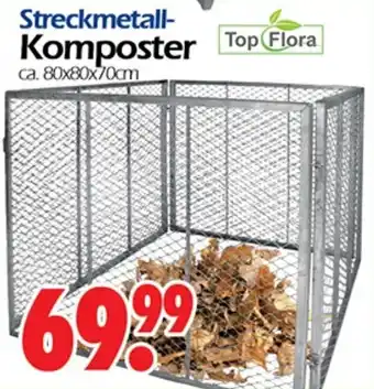 Wreesmann Streckmetall Komposter ca. 80x80x70 cm Angebot