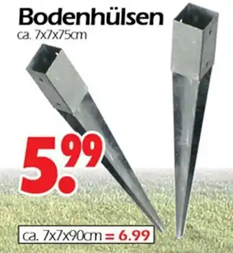 Wreesmann Bodenhülsen ca. 7x7x75 cm Angebot