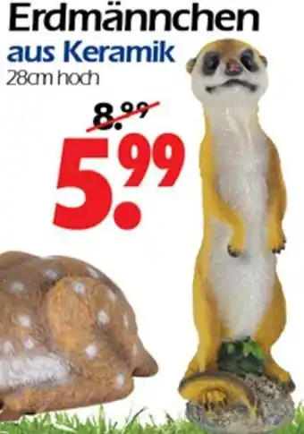 Wreesmann Erdmännchen aus Keramik Angebot