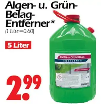 Wreesmann Algen und Grünbelagentferner 5 Liter Angebot