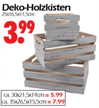 Wreesmann Deko Holzkisten Angebot