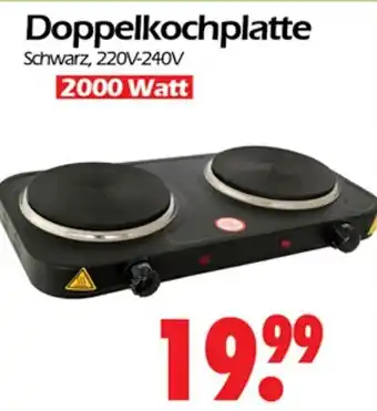 Wreesmann Doppelkochplatte 2000 Watt Angebot