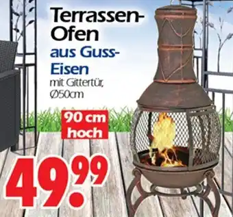 Wreesmann Terrassenofen aus Gusseisen Angebot