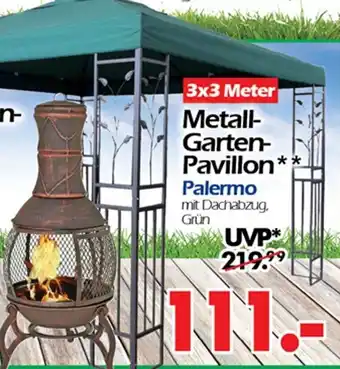 Wreesmann Metall Gartenpavillon Palermo Angebot